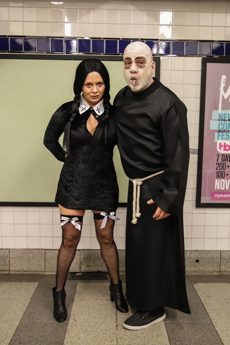 Uncle Fester & Wednesday Adams